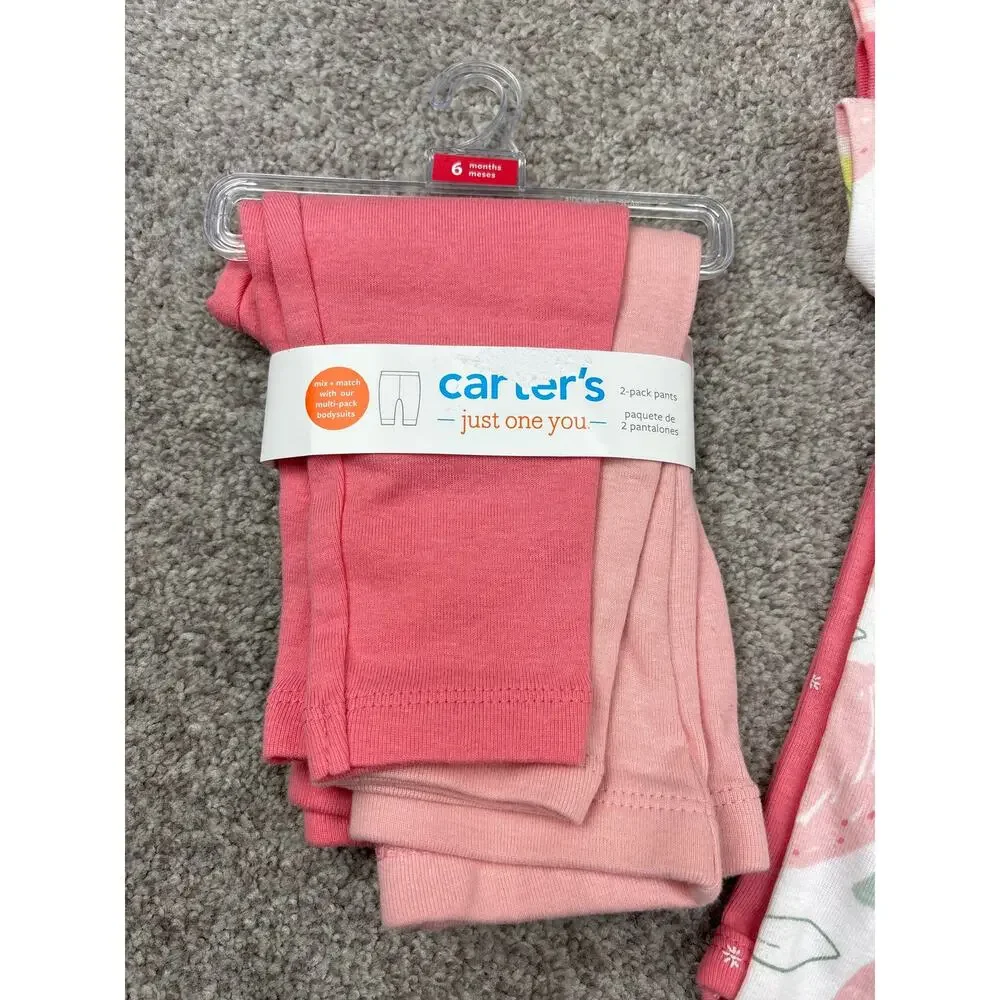 New with tags! 6 month onesie 3 pack and 6 month pant 2 set